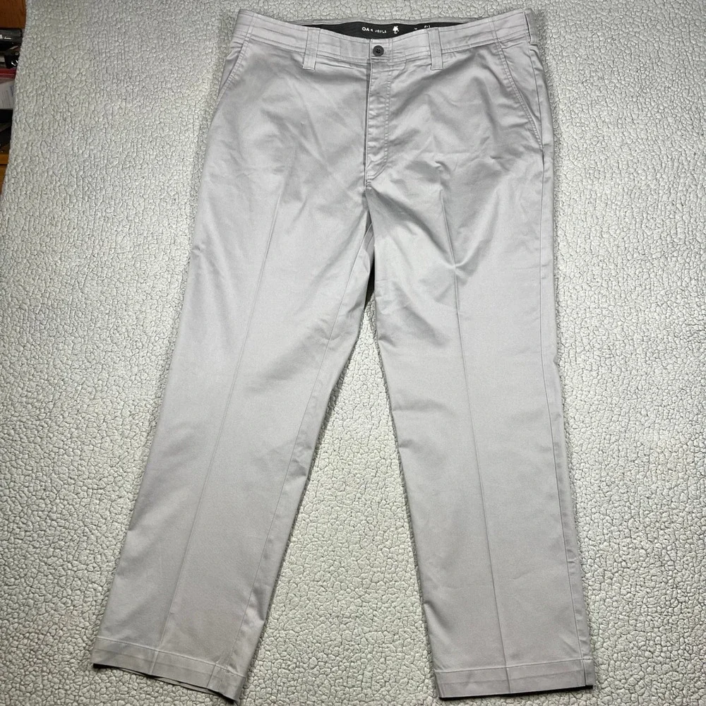 Oak Hill LOT OF 2 Chino Pants Straight Fit Bundle Mens 42x30 Grey Stone DXL